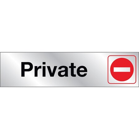Hy-Ko Private Sign 2" x 8", 10PK B00033